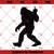 Bigfoot Middle Finger SVG, Bigfoot SVG, Sasquatch SVG