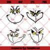 Grinch Face SVG, Grinch SVG PNG DXF Cut Files For Cricut