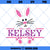 Split Easter Bunny SVG, Easter Bucket SVG, Bunny SVG, Easter SVG