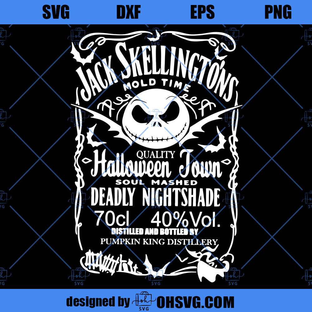 Mold Time Brewery SVG, Jack Skellington SVG, SVG PNG DXF Cut Files For Cricut