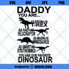Daddy You Are Our Favorite Dinosaur SVG, Dad SVG, Fathers Day SVG