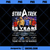 Star Trek PNG, Star Trek 56 Years, Thank You For The Memories PNG, Sign Of Characters Star Trek PNG