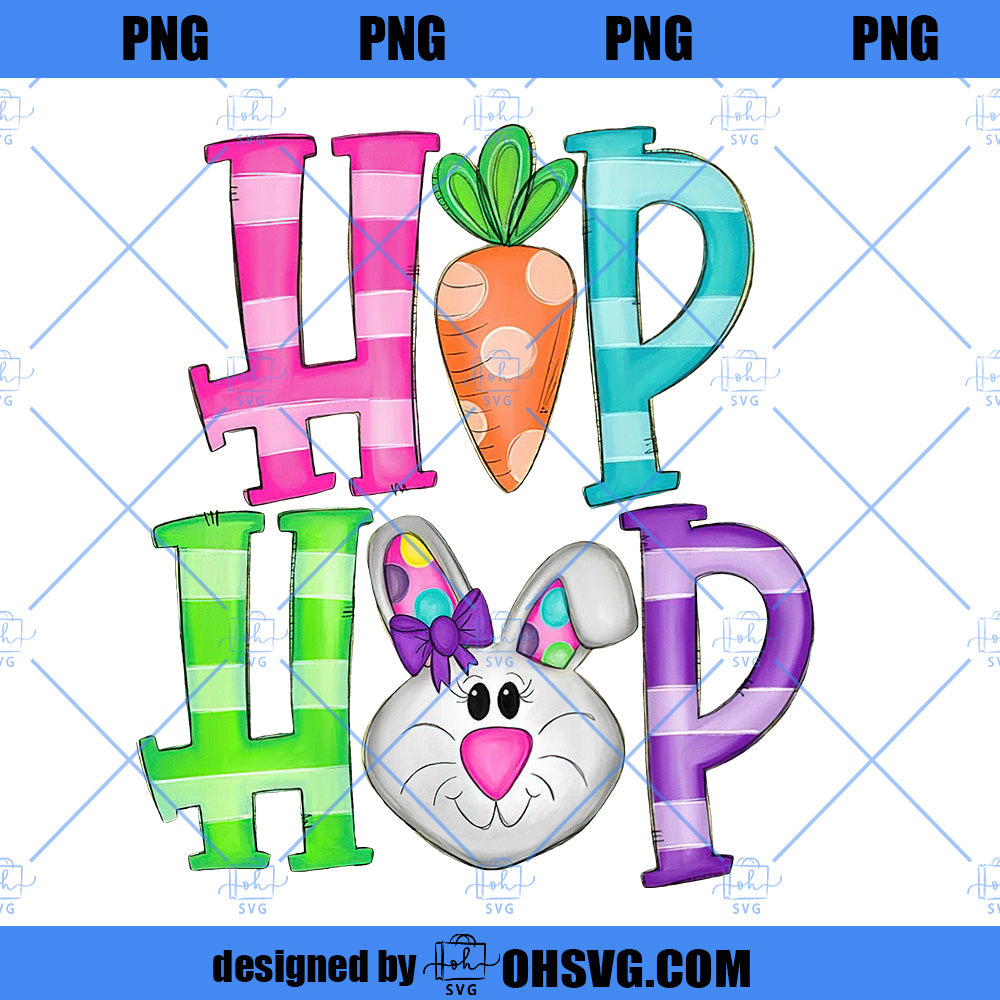 Easter PNG Design, Hand Drawn Sublimation Design, Hip Hop PNG Easter Bunny